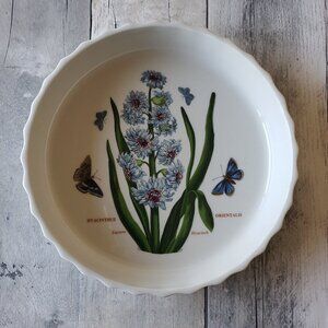 Portmeirion Botanic Garden - Hyacinthus Orientalis - 8" Tart/Quiche Dish